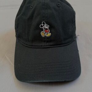 Disney Parks Mickey Mouse Black Adjustable Baseball Hat